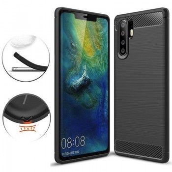 Juodas silikoninis carbon dėklas (P30 PRO)